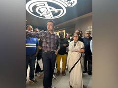 
      
      Sourav Ganguly, Mamata Banerjee visit Santiago Bernabeu Stadium
      
      