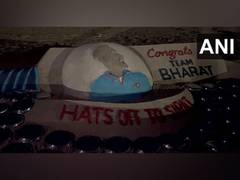 
      
      Sudarsan Pattnaik's sand sculpture commends India's Asia Cup win
      
      