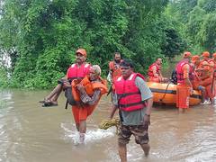 
      
      Narmada dam water discharge causes flooding, over 206 rescued
      
      