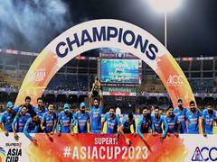 
      
      Team India return home after Asia Cup victory
      
      