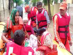 
      
      Gujarat rain: NDRF evacuates 110 people from low lying areas of A
      
      