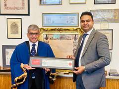 
      
      Dr Abdul Basit Syed Frsa honoured with award
      
      