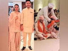 
      
      Pictures of Parineeti, Raghav from ardas ceremony go viral
      
      