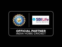 
      
      BCCI announces SBI Life as official partner
      
      