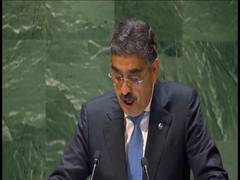 
      
      Pak caretaker PM Kakar rakes up Kashmir issue at UNGA
      
      