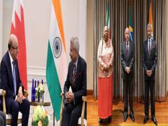 
      
      Jaishankar meets counterparts from Brazil, Bahrain, South Africa
      
      