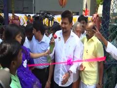 
      
      Udhayanidhi Stalin inaugurates football ground  
      
      