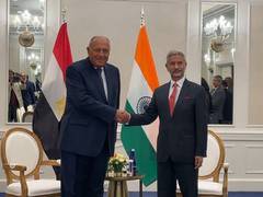 
      
      EAM Jaishankar holds bilateral talks with Egyptian counterpart 
      
      
