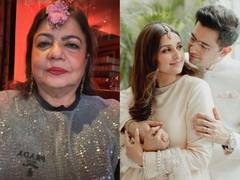 
      
      Madhu Chopra's look for Raghav-Parineeti pre-wedding ceremony 
      
      