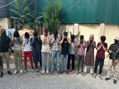 
      
      10 arrested for 