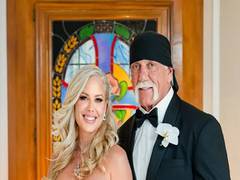 
      
      Hogan ties knot with Sky Daily in intimate wedding ceremony
      
      