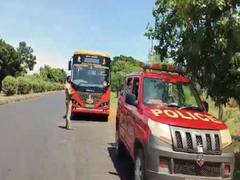 
      
      Andhra: Electric bus stolen from Tirumala shrine found abandoned 
      
      
