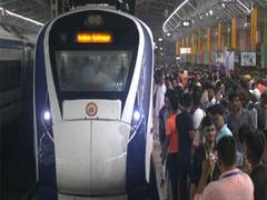 
      
      West Bengal's 4th Vande Bharat Express train reaches Howrah
      
      