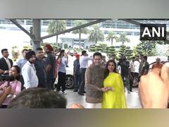 
      
       Raghav Chadha, Parineeti Chopra reach Delhi
      
      