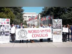 
      
      Sindhis hold protest against Pakistan for targeting minorities
      
      