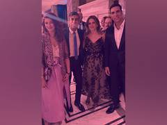 
      
      Twinkle, Akshay pose with UK PM Rishi Sunak in London
      
      