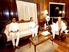 
      
      RLJD president Upendra Kushwaha meets Amit Shah
      
      