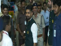 
      
      Led by Babar Azam, Pakistan team arrive in India
      
      