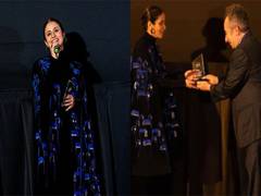 
      
      Rasika Dugal gets bestowed with SAFA Award at CSAFF 2023
      
      