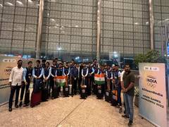 
      
      Asian Games: Ruturaj led Indian cricket team leaves for China
      
      