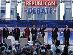 
      
      Republican presidential debate ends with Trump as front-runner
      
      