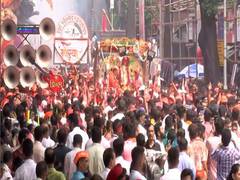 
      
      Devotess bid adieu to Lord Ganesha
      
      