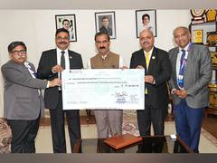 
      
      SBI employees of Himachal Pradesh donates Rs 77,29,825
      
      