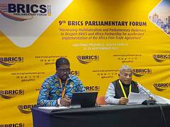 
      
      Dy Chairman Harivansh at BRICS parliamentary forum
      
      