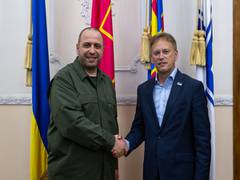 
      
      Ukraine Defence Minister, UK counterpart meet in Kyiv
      
      