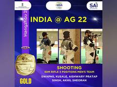 
      
      PM Modi congratulates Indian Men's 50m Rifle 3Ps team on gold win
      
      