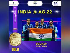 
      
      Indian men's squash team defeats Pakistan to claim gold medal 
      
      
