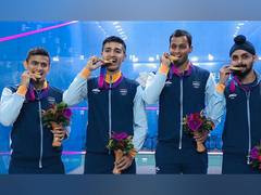 
      
      PM Modi congratulates Indian men's squash team for winning gold
      
      