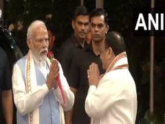 
      
      PM Modi arrives at party headquarters in Delhi for BJP CEC meet
      
      