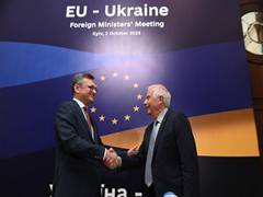 
      
      Ukraine welcomes EU foreign ministers for meeting in Kyiv
      
      