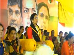 
      
      Andhra: Nara Bhuvaneswari joins TDP workers' hunger strike
      
      