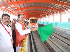 
      
      MP CM Chouhan flags off trial run of Bhopal Metro
      
      