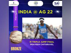 
      
      Asian Games: Chitravel secures bronze medal in Triple Jump 
      
      