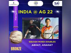 
      
      Asian Games: Anahat, Abhay sign off with bronze in mixed doubles
      
      