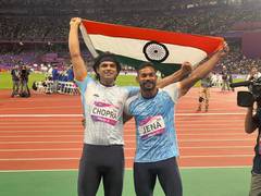 
      
      Asian Games: Neeraj Chopra bags gold medal, Jena silver
      
      