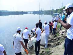 
      
      ‘Shramdaan for Swachhata’ at Chhath Ghat in Delhi 
      
      