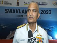 
      
      Navy chief Admiral R Hari Kumar speaks on Swavlamban
      
      