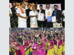 
      
      A New Historical Nobel World Record Set As 1600 Oyilatta Artists 
      
      