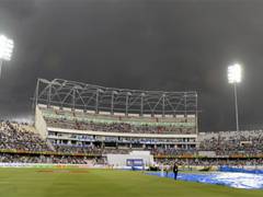 
      
      Bomb squad, sniffer dogs present in Uppal Stadium Hyderabad
      
      