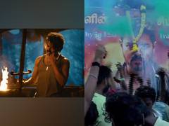 
      
      Vijay's fans celebrate release of 'Leo' trailer 
      
      