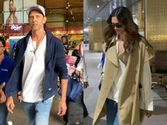 
      
      Hrithik, Deepika return to Mumbai after wrapping Fighter schedule
      
      