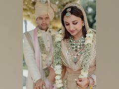 
      
      Parineeti Chopra receives grand welcome at Raghav Chadha’s house
      
      