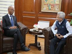 
      
      EAM Jaishankar meets Tanzanian counterpart
      
      