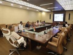 
      
      Assam CM holds meet with officials to assess flood preparedness
      
      