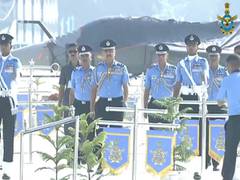 
      
      Amit Shah, Rajnath Singh, Yogi extend greetings to IAF
      
      