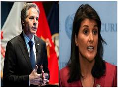 
      
      Nikki Haley criticises US Secy Blinken's remarks on Israel attack
      
      